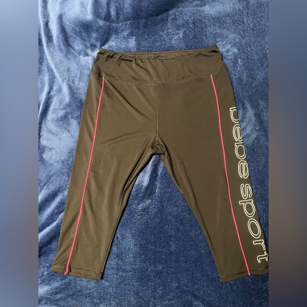 bebe Leggings with Pink Accents